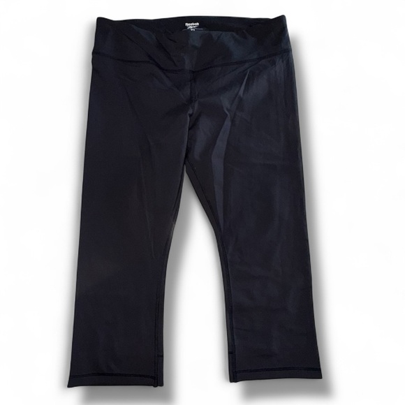 Reebok Lux 3/4 Capri Leggings - Black XL - Picture 4 of 10
